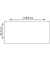 actiforce Tischplatte weiß rechteckig 138,0 x 67,0 x 2,5 cm