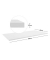 actiforce Tischplatte lichtgrau rechteckig 160,0 x 80,0 x 2,5 cm