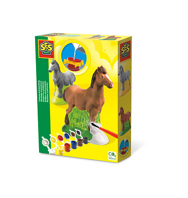 Gipsgießen-Set Pferd mehrfarbig Gipsgießen-Set