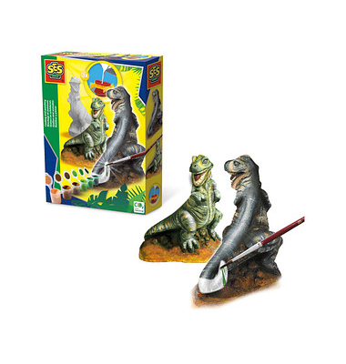 Gipsgießen-Set T-Rex mehrfarbig Gipsgießen-Set