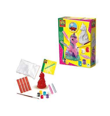 Gipsgießen-Set Glitzer Einhorn mehrfarbig Gipsgießen-Set