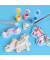 Gipsgießen-Set Glitzer Einhörner und Regenbogen mehrfarbig Gipsgießen-Set