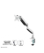 Neomounts by Newstar Monitor-Halterung NM-D750WHITE weiß, Tischklemme, Tischbohrung
