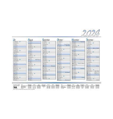 10 Tafelkalender Tischkalender ca. A5 2024