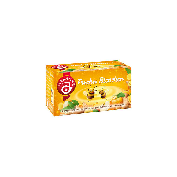 Teekanne Tee Freches Bienchen 7842, Ingwer- und Honig, Beutel 4009300019343 Teekanne 18 Beutel