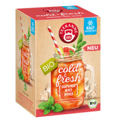TEEKANNE cold & fresh Grapefruit-Minze-Ingwer Bio-Tee 15 x 2,75 g