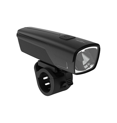 ANSMANN LED Fahrradbeleuchtung schwarz, 50 lx, 2600 mAh