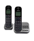 Panasonic KX-TGC422GB Duo Schnurloses Telefon-Set mit Anrufbeantworter schwarz