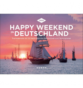 Tischquerkalender Happy Weekend in Deutschland 2024