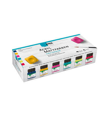 6 KREUL Mattfarben Color Living Acrylfarben farbsortiert