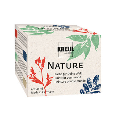 4 KREUL Nature Bastelfarben-Set farbsortiert 4 KREUL Nature Bastelfarben-Set farbsortiert