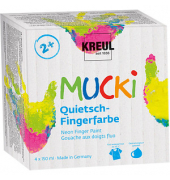 4 KREUL MUCKI Quietsch Fingerfarben farbsortiert