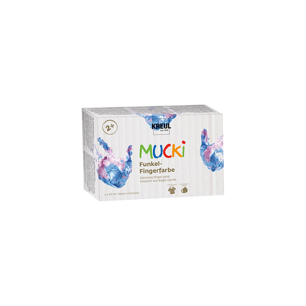 4000798127152 - 6 MUCKI Funkel Fingerfarben farbsortiert 4000798127152 6 Stück 4000798127152 - 6 MUCKI Funkel Fingerfarben farbsortiert 4000798127152 6 Stück