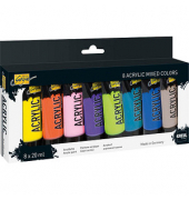 8 KREUL SOLO GOYA Acrylfarben farbsortiert 8 x 20,0 ml