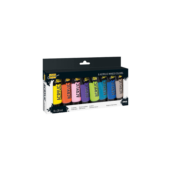 4000798127176 - 8 SOLO GOYA Acrylfarben farbsortiert 8 x 200 ml 4000798127176 160 Milliliter 4000798127176 - 8 SOLO GOYA Acrylfarben farbsortiert 8 x 200 ml 4000798127176 160 Milliliter