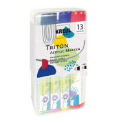 13 KREUL Triton Power Pack Acrylstifte farbsortiert 15,0 + 1,4 mm