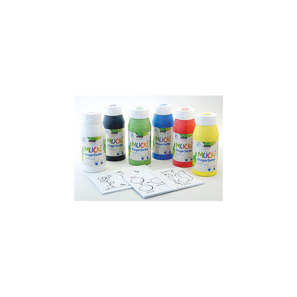4000798291501 - 6 MUCKI Power Pack Fingerfarben farbsortiert 4000798291501 6 Stück 4000798291501 - 6 MUCKI Power Pack Fingerfarben farbsortiert 4000798291501 6 Stück