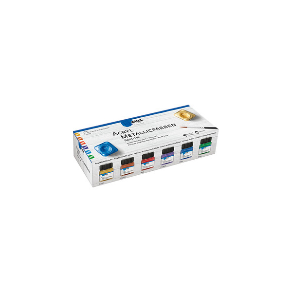 4000798776008 - 6 Metallicfarben Basis Acrylfarben farbsortiert 4000798776008 6 Stück 4000798776008 - 6 Metallicfarben Basis Acrylfarben farbsortiert 4000798776008 6 Stück
