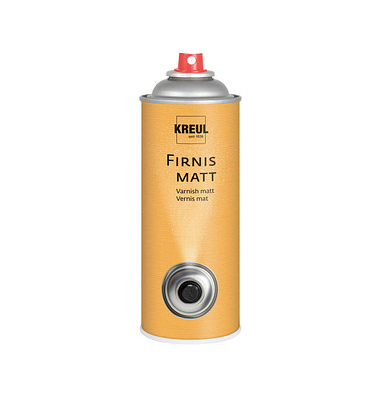 KREUL Firnis Matt Sprühlack transparent 400,0 ml KREUL Firnis Matt Sprühlack transparent 400,0 ml