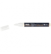KREUL Opak Medium Textilmarker weiß 2,0 - 4,0 mm