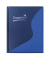 Zeugnismappe 20103, blau/dunkelblau, A4, mit 12 Hüllen