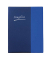 Zeugnisringbuch 20105, blau/dunkelblau, A4, mit 10 Hüllen
