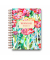 Notizbuch LU WEEK 02, Wochenplaner Blumen, bunt, A5, blanko, 120g, 52 Blatt / 104 Seiten