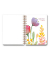 Notizbuch LU MYJOURNEY 04, MyJourney Tageszielbuch Wildblumen, weiß, A5, blanko, 120g, 50 Blatt / 100 Seiten