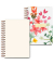 Notizbuch LU POCKET 04, Pocket Flower, weiß, A5, blanko, 120g, 50 Blatt / 100 Seiten