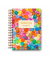 Notizbuch LU WEEK 03, Wochenplaner Glassteine, bunt, A5, blanko, 120g, 52 Blatt / 104 Seiten