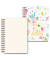 Notizbuch LU POCKET 08, Pocket Blümchen, weiß, A5, blanko, 120g, 50 Blatt / 100 Seiten