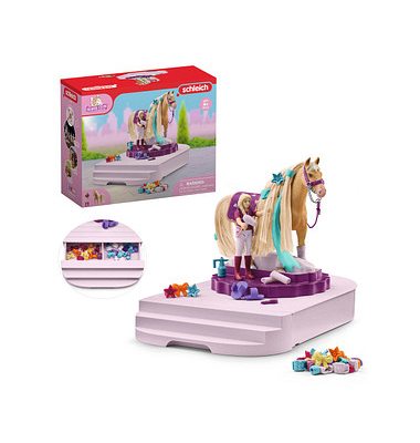 Schleich Horse Club Sofia's Beauties 42617 Pferdepflege Station Spielfiguren-Set