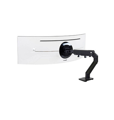 ergotron Monitor-Halterung HX mit HD-Gelenk 45-647-224 schwarz für 1 Monitor, Tischklemme, Tischbohrung