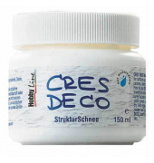 Cres Deco Schnee Strukturpaste weiß 500,0 ml