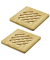 2 WESTMARK Untersetzer Tapas + Friends hellbraun 17,0 x 17,0 cm