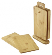6 WESTMARK Frühstücksbretter braun 32,0 x 17,9 cm