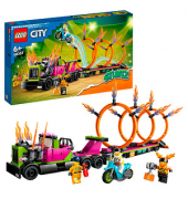 LEGO City 60357 Stunttruck mit Feuerreifen-Challenge Bausatz