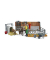 bruder bworld 62611 Kuh- und Kälberstall mit Landwirt Spielfiguren-Set