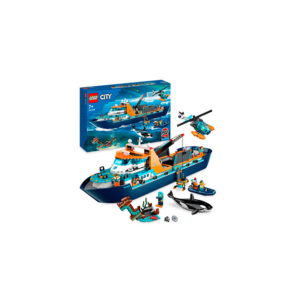 5702017416281 - Konstruktionsspiel 60368 The Arctic Exploration Ship Bunt 815 Stücke