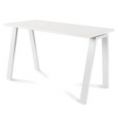 Schreibtisch Blanca, 72cm (H), 120x60cm (BxT), rechteckig, weiß / weiß