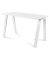 Schreibtisch Blanca, 72cm (H), 120x60cm (BxT), rechteckig, weiß / weiß