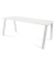 Schreibtisch Blanca, 72cm (H), 180x80cm (BxT), rechteckig, weiß / weiß