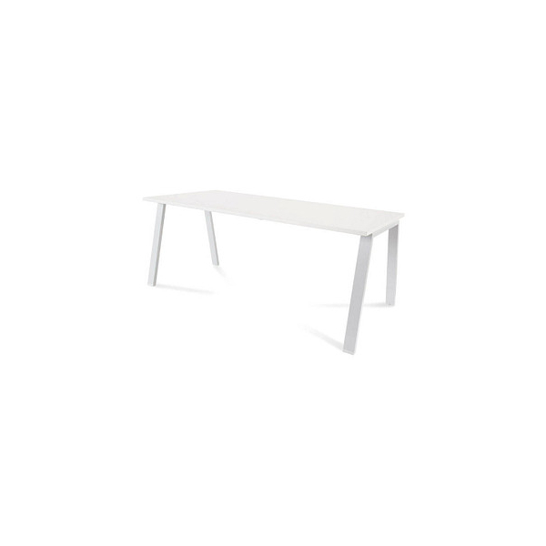 8427951005779 - BLANCA BLANCA höhenverstellbarer Schreibtisch weißweiß rechteckig 4-Fuß-Gestell weiß 1800 x 800 cm 8427951005779 rocada 8427951005779 - BLANCA BLANCA höhenverstellbarer Schreibtisch weißweiß rechteckig 4-Fuß-Gestell weiß 1800 x 800 cm 8427951005779 rocada