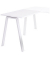 rocada BLANCA Anstell- BLANCA Schreibtisch weißweiß rechteckig, 4-Fuß-Gestell weiß 100,0 x 60,0 cm