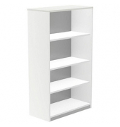 Aktenregal Cupboard weiß 90,0 x 45,0 x 156,0 cm