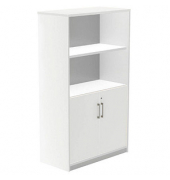 Regalschrank, 1057AW04 weiß 3 Fachböden 90,0 x 45,0 x 156,0 cm