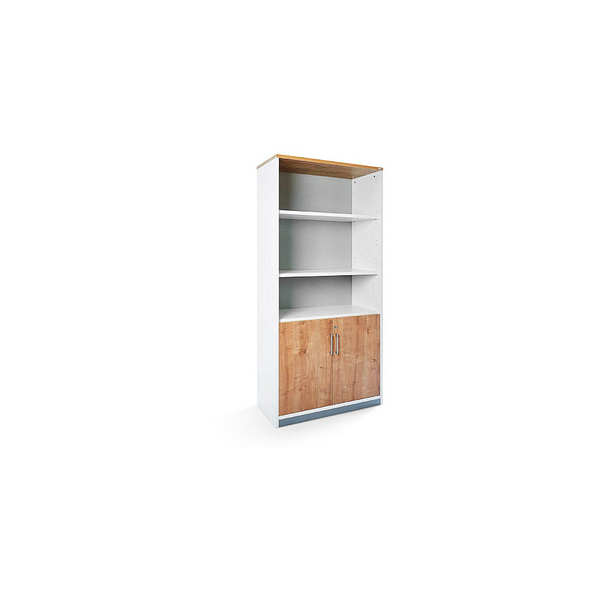 8427951110398 - Regalschrank 1103AW08 weiß eiche 4 Fachböden 900 x 450 x 1950 cm 8427951110398 rocada 8427951110398 - Regalschrank 1103AW08 weiß eiche 4 Fachböden 900 x 450 x 1950 cm 8427951110398 rocada