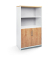 rocada Regalschrank, 1057AW08 weiß, eiche 3 Fachböden 90,0 x 45,0 x 156,0 cm