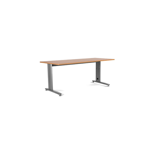 8427951204806 - METAL METAL Schreibtisch eichegrau rechteckig T-Fuß-Gestell grau 2000 x 800 cm 8427951204806 rocada 8427951204806 - METAL METAL Schreibtisch eichegrau rechteckig T-Fuß-Gestell grau 2000 x 800 cm 8427951204806 rocada