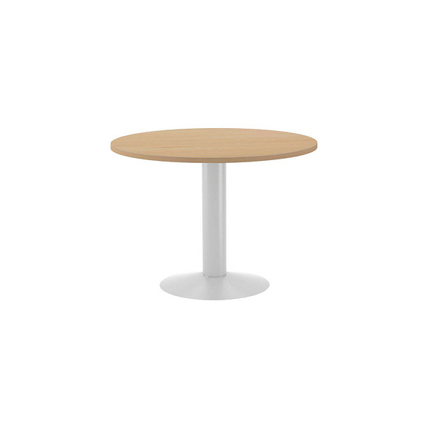 8427951300881 - Mehrzwecktisch Meeting eiche rund Säulenfuß silber 1000 x 1000 x 720 cm 8427951300881 rocada 8427951300881 - Mehrzwecktisch Meeting eiche rund Säulenfuß silber 1000 x 1000 x 720 cm 8427951300881 rocada
